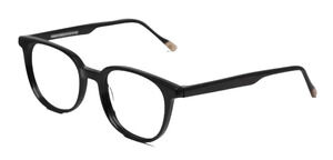 LE SPECS NOMAD 2026623 BLACK EYEGLASSES FRAMES 49-19-145 AUTHENTIC CASE